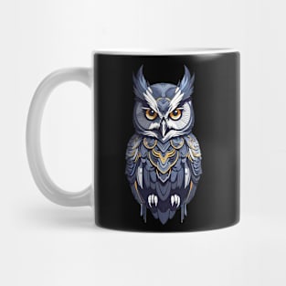 Abstract Owl Mug